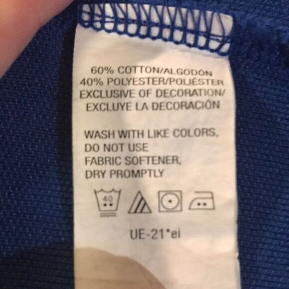 IZOD Royal Blue Polo Style w/Black Logo - Picture 10 of 11